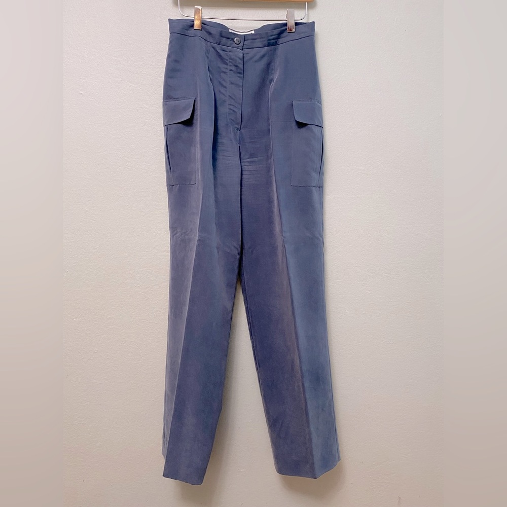 VINTAGE Focus 2000 by Charles Glueck Silk like trousers, Sz 6